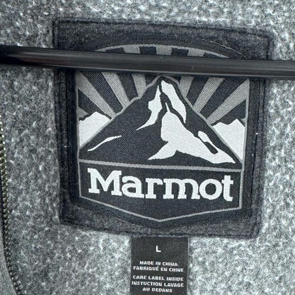 Marmot Full Zip Embroidery Jacket/ Hoodie with Marmot Patch - Picture 6 of 8